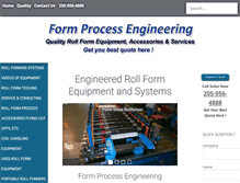 Tablet Screenshot of formprocesseng.com